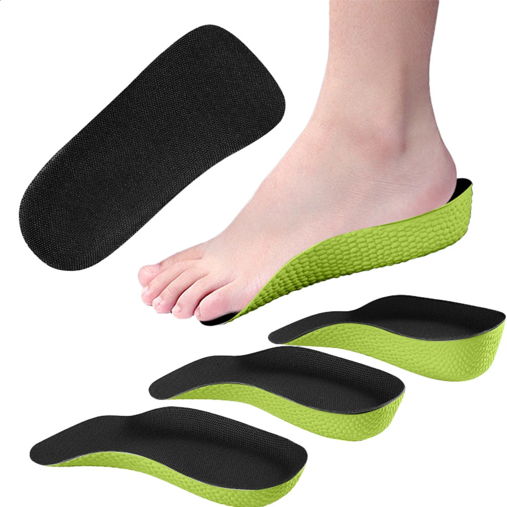1.5-3.5CM Invisible Height Increasing Insole Orthopedic Arch Support Insole Soft Elastic Light Weight for Men Women Shoes Pads 250521