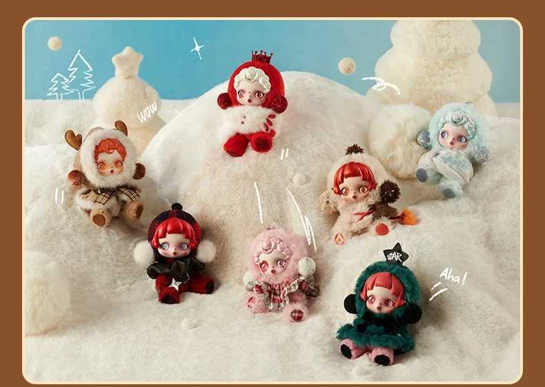 Skullpanda Winter Symphony Series Blind Box KAWaii Pendants Mystery Box Anime Figure Decor Kid Birthday GiftsT250522
