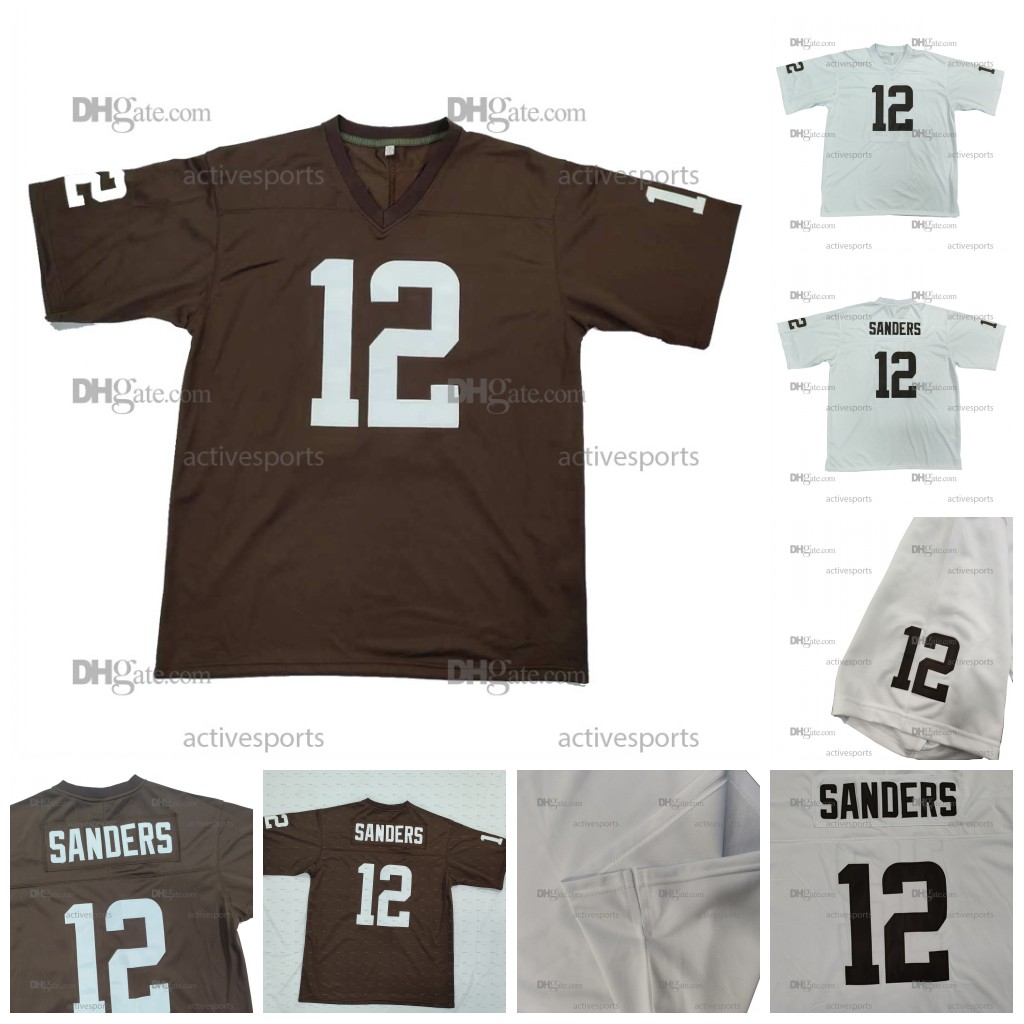 Custom 12 Sanders 4 Watson Embroidered Polyester Jersey, 24 Chubb 95 Garrett 8 Pickett Mens Womens Youth V-Neck Short Sleeve Sports Top,