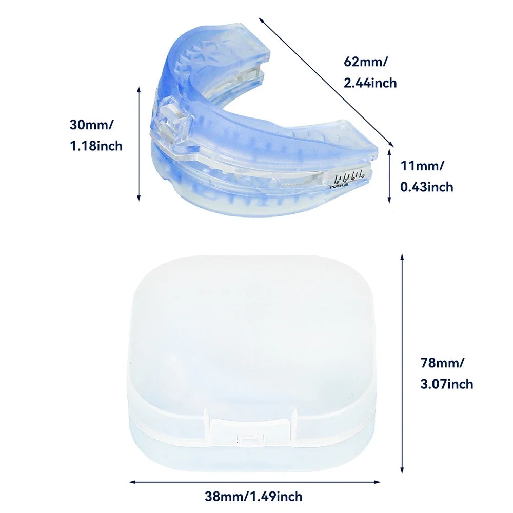 Stop Snoring Bruxism Silicone Mouth Guard Improve Sleeping Teeth Bruxism Sleep Aid Anti-Snore and Apnea Device To Stop Snoring 250522
