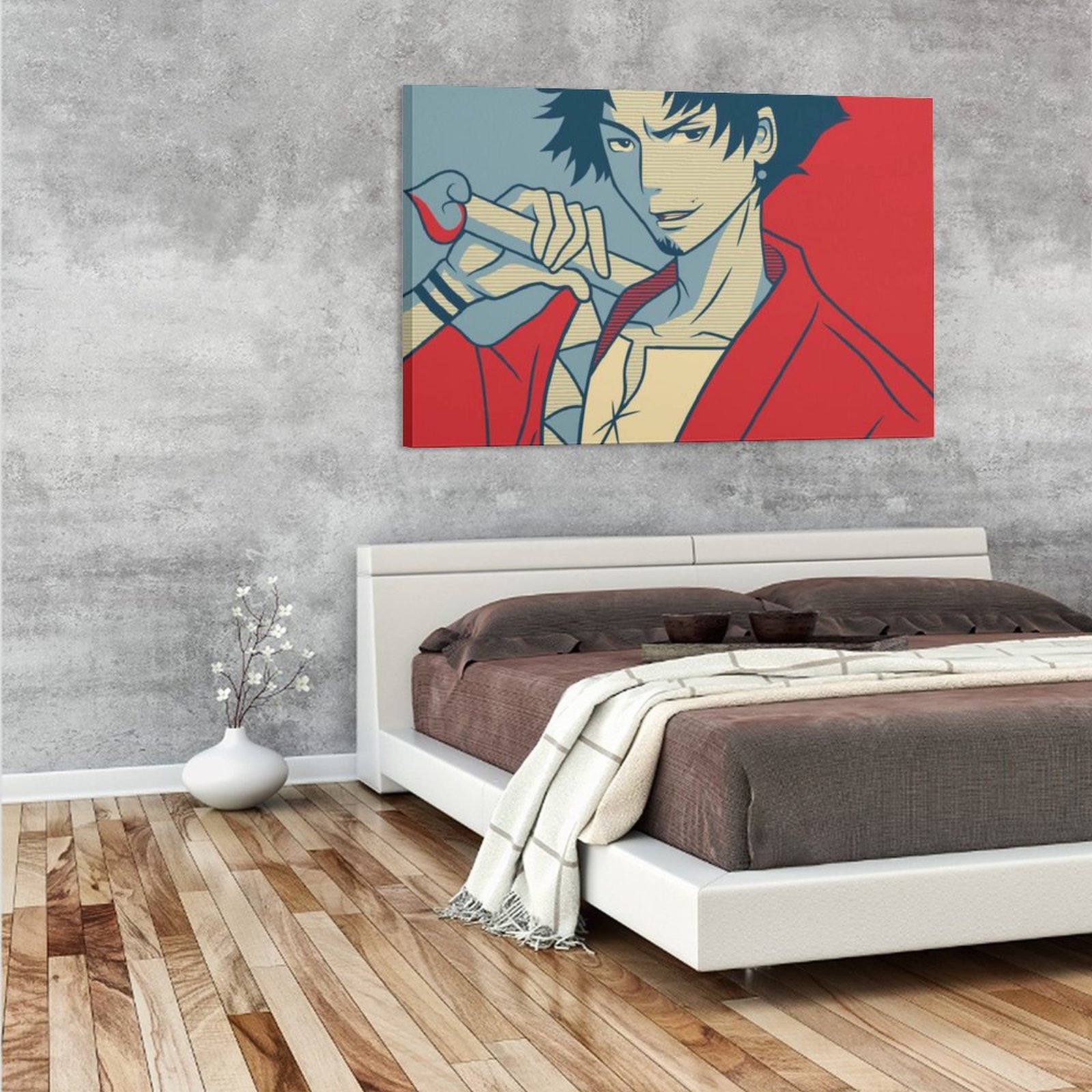Home Decor Luxury Hanging Picture-Rectangle Cartoon Samurai Champloo Mugen Frame-style Canvas Prints Wall Painting Wall Art Decor Print Picture Painti