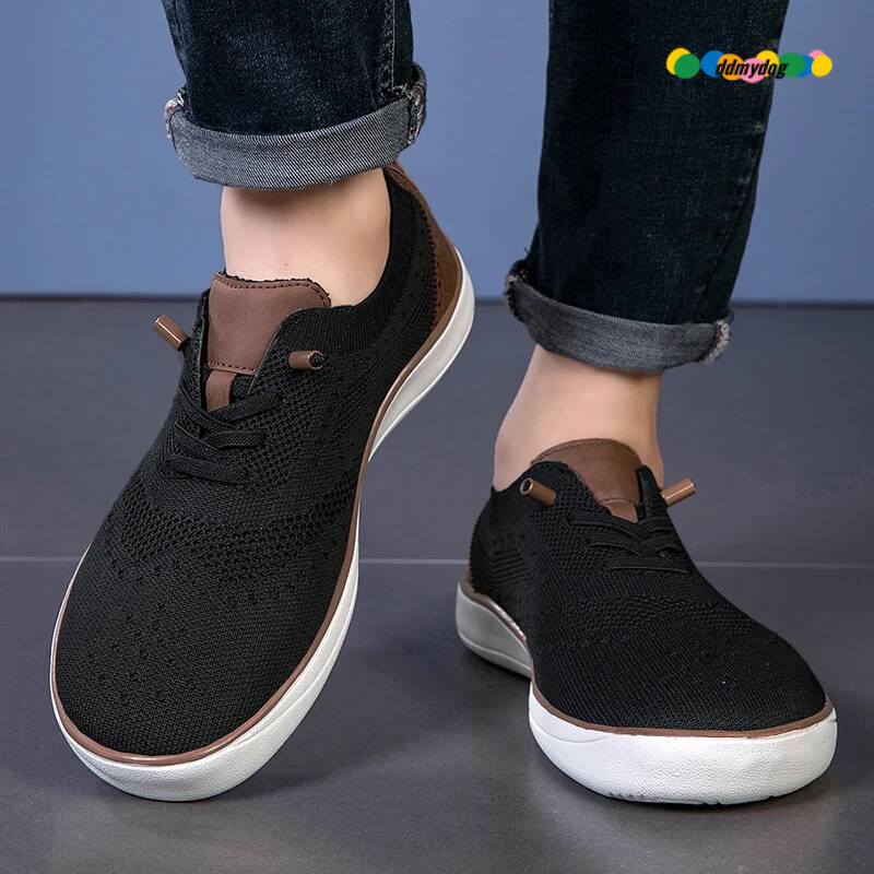 Men's large size casual shoes, suitable for people with fat feet wide feet, soft and light walking shoes
