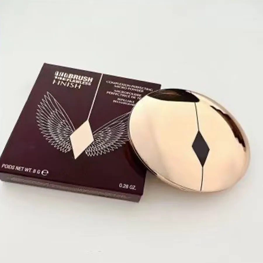 2025 NEW CT Face Powder 3 COLORS Blurring prime Buildable color Pressed Powder Designer Flawless Setting Powder Foundation Long-lasting hold Blurring 