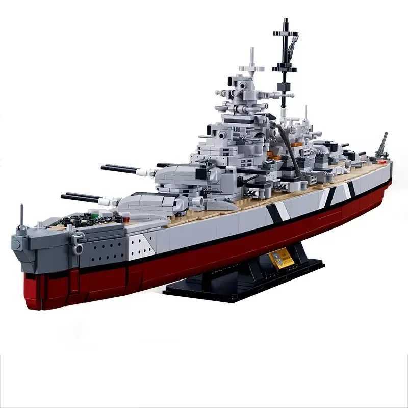 Creativi Warship Military Battle Ship Boat Model Building BlocksSluban Aircrafted Carrier Destroyer Sets Weapon Bricks Toys W250522