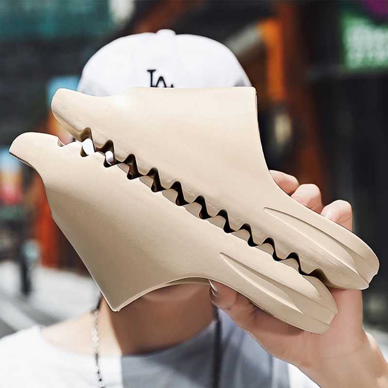 New Summer Sneaker Slippers For Wen Men Thick Bott Platform Slides Soft EVA Hollow Unisex Sports Sandals Casual Beach Shoes Z250522