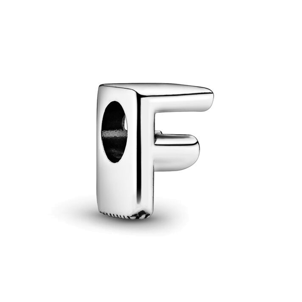 2025 Hot Sale Fine Simple Silver Plated Letter Alphabet A-Z Charm Bead Fit Original Pan Charms Bracelet for Women Fashion Style Jewelry Accessories Ma