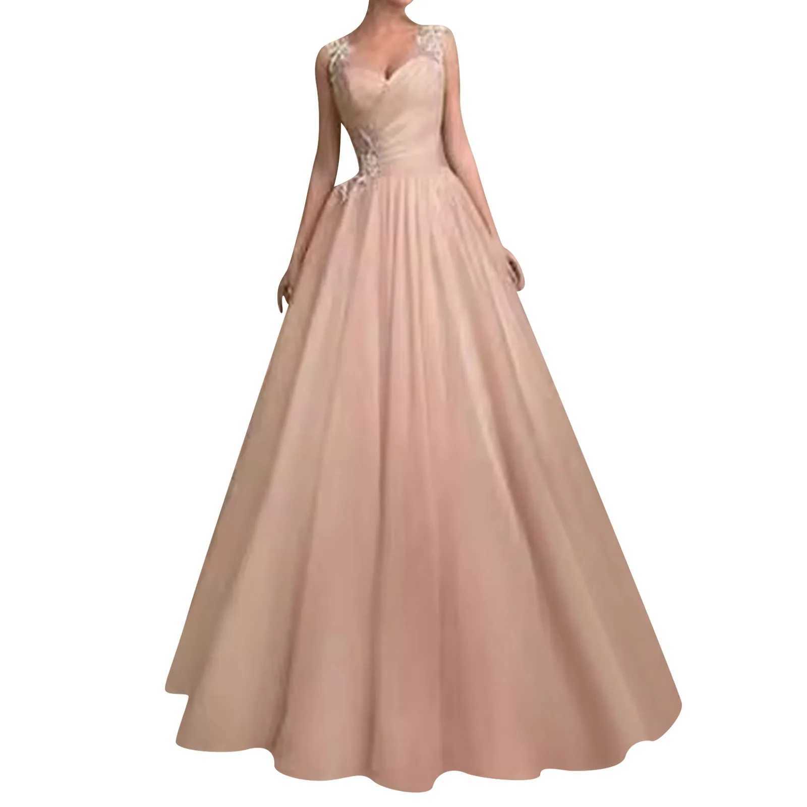 Elegant Dresses For Women Womens Elegant Evening For Wedding Lace Chiffon High Low Dress Woman Clothing M250522