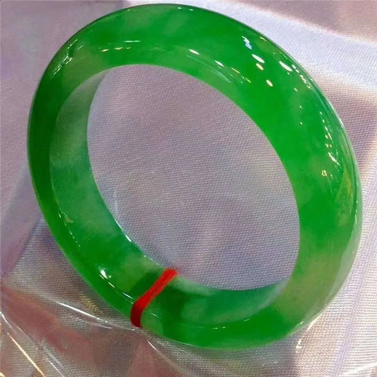 Genuine Natural Green Jade Bangle Bracelet Charm Jewellery Fashion Accessories Hand-carved Amulet Gifts For Women Her Men250519
