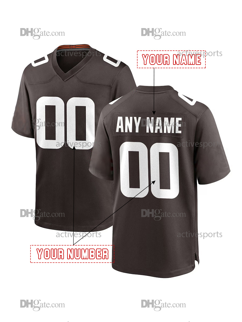 Custom 12 Sanders 4 Watson Embroidered Polyester Jersey, 24 Chubb 95 Garrett 8 Pickett Mens Womens Youth V-Neck Short Sleeve Sports Top,