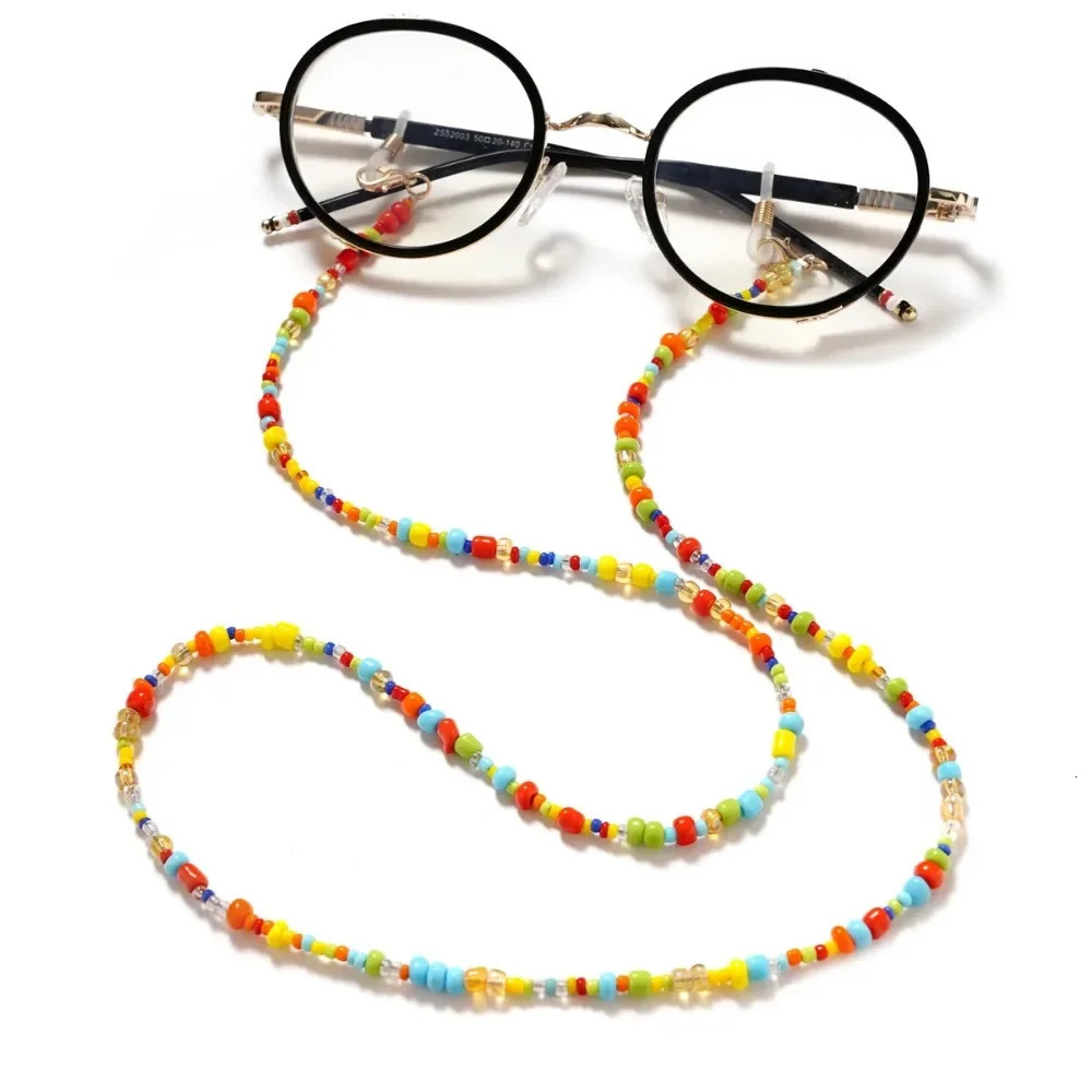 Womens Sunglasses Mask Chain Acrylic Pearl Crystal Glasses Chain Hanging Rope Glass Fashion Jewelry Wholesale 250522