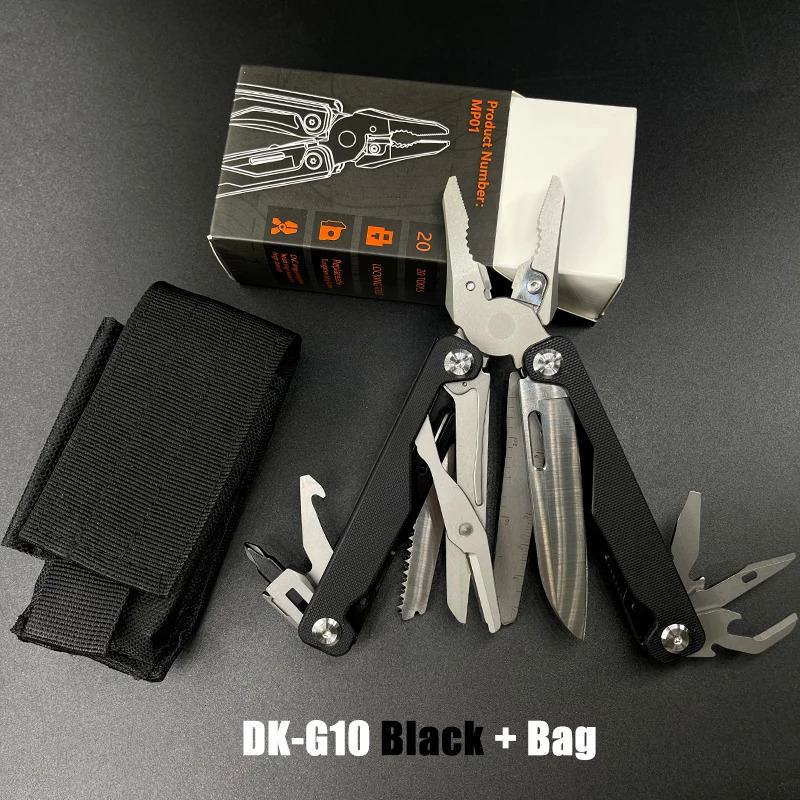 DAKOYU G10 Handle Multitool Pliers Multi functional Tools Outdoor Camping 250522