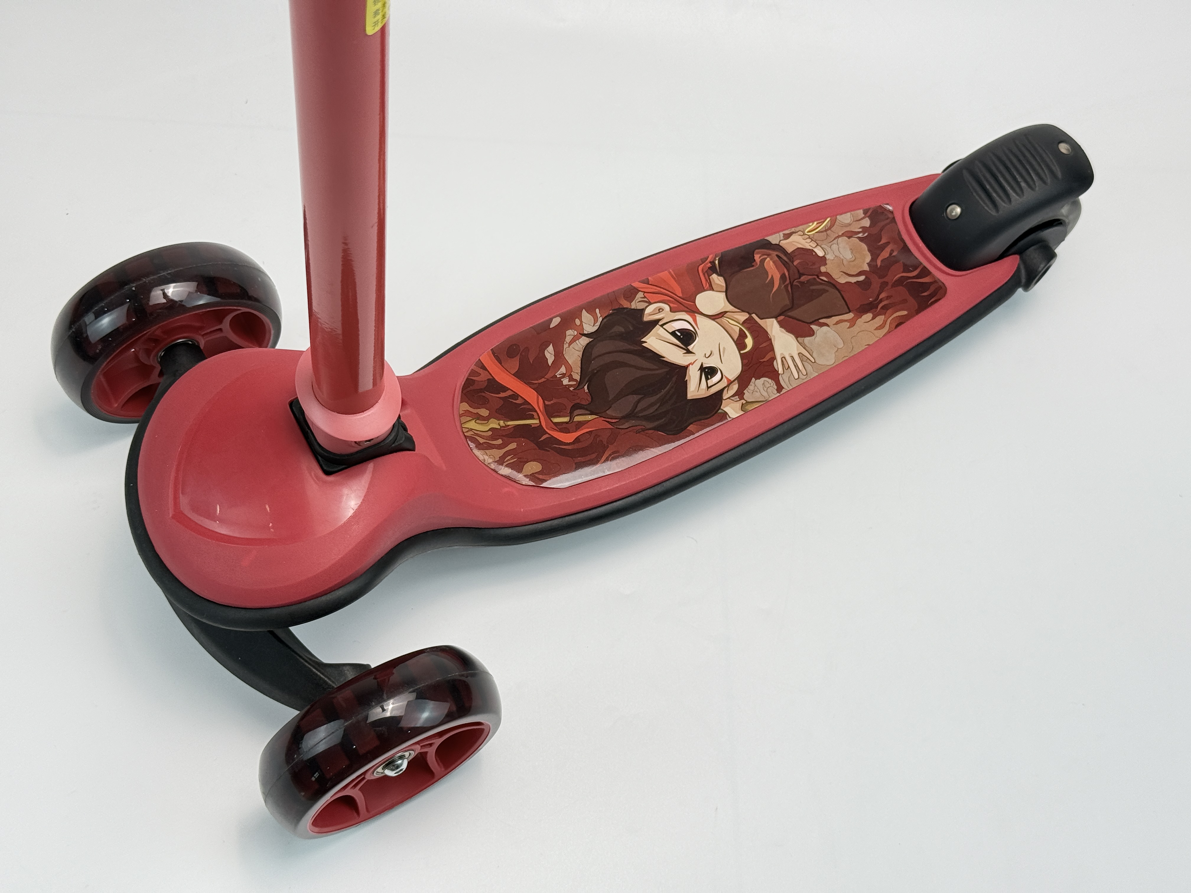 Factory made custom Nezha series children's scooter 3-14 years old folding pedal scooter scooter XAL-091 round bar