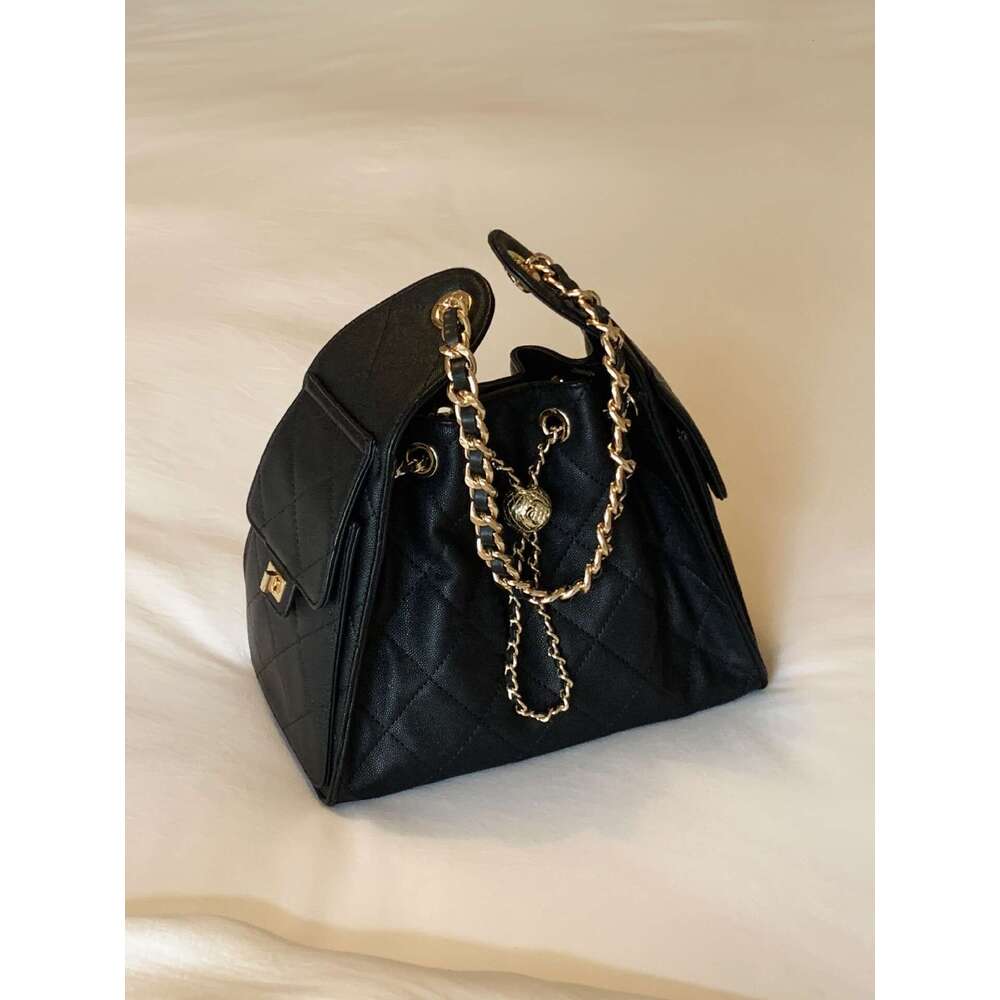 Nanfeng Chio2nd 25bag bucket for women commuting Instagram style niche design dia grid single shoulder crossbody bag