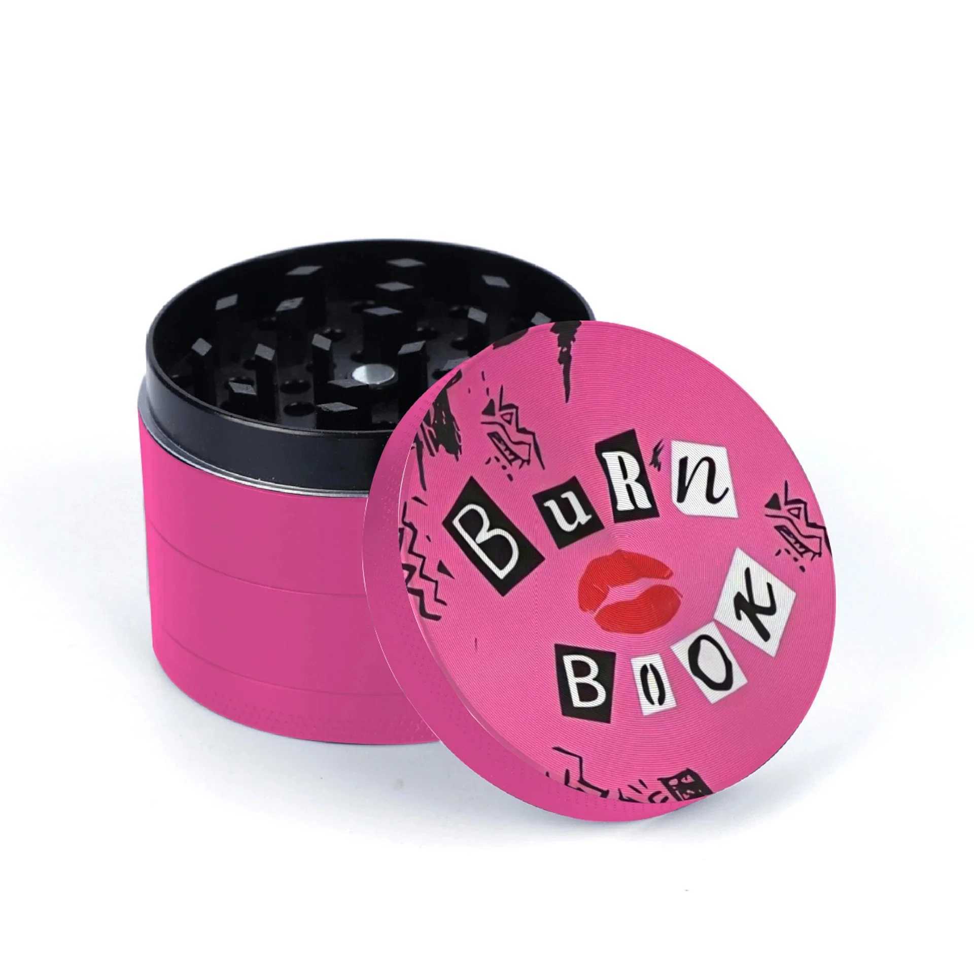 1/2 Pieces Burn Book Combo Rolling Tray and Metal Grinder 2inch Y250521