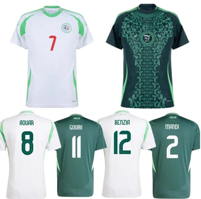 2024 2025 Algerie soccer jerseys 24 25 MAHREZ BRAHIMI BENNACER Algeria special jersey men kids maillot de football shirts training uniforms top