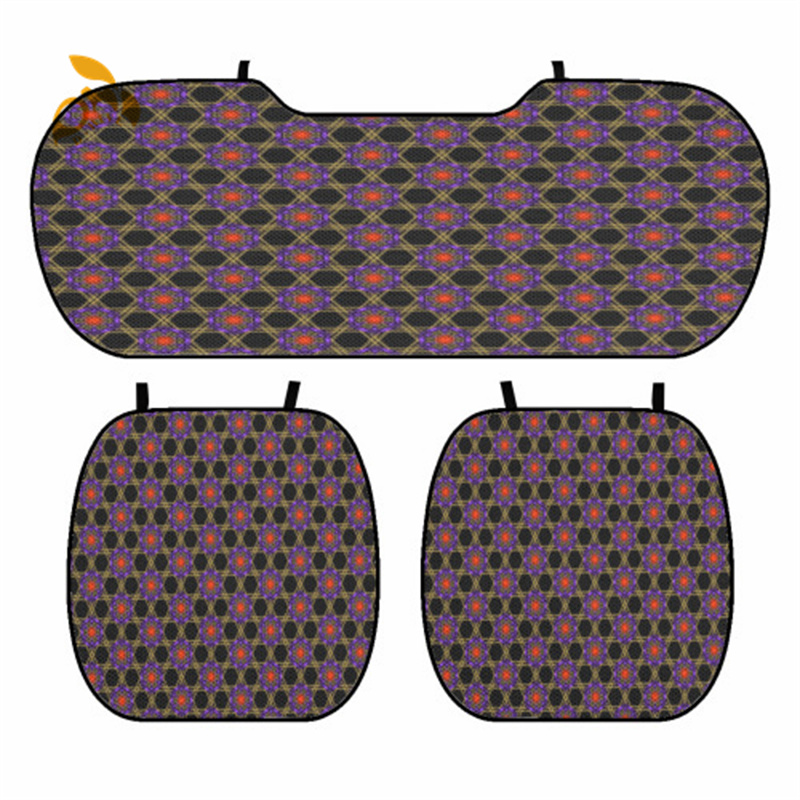 Car Ice Silk Cushion polyester material, breathable, essential for summer and easy to clean classic