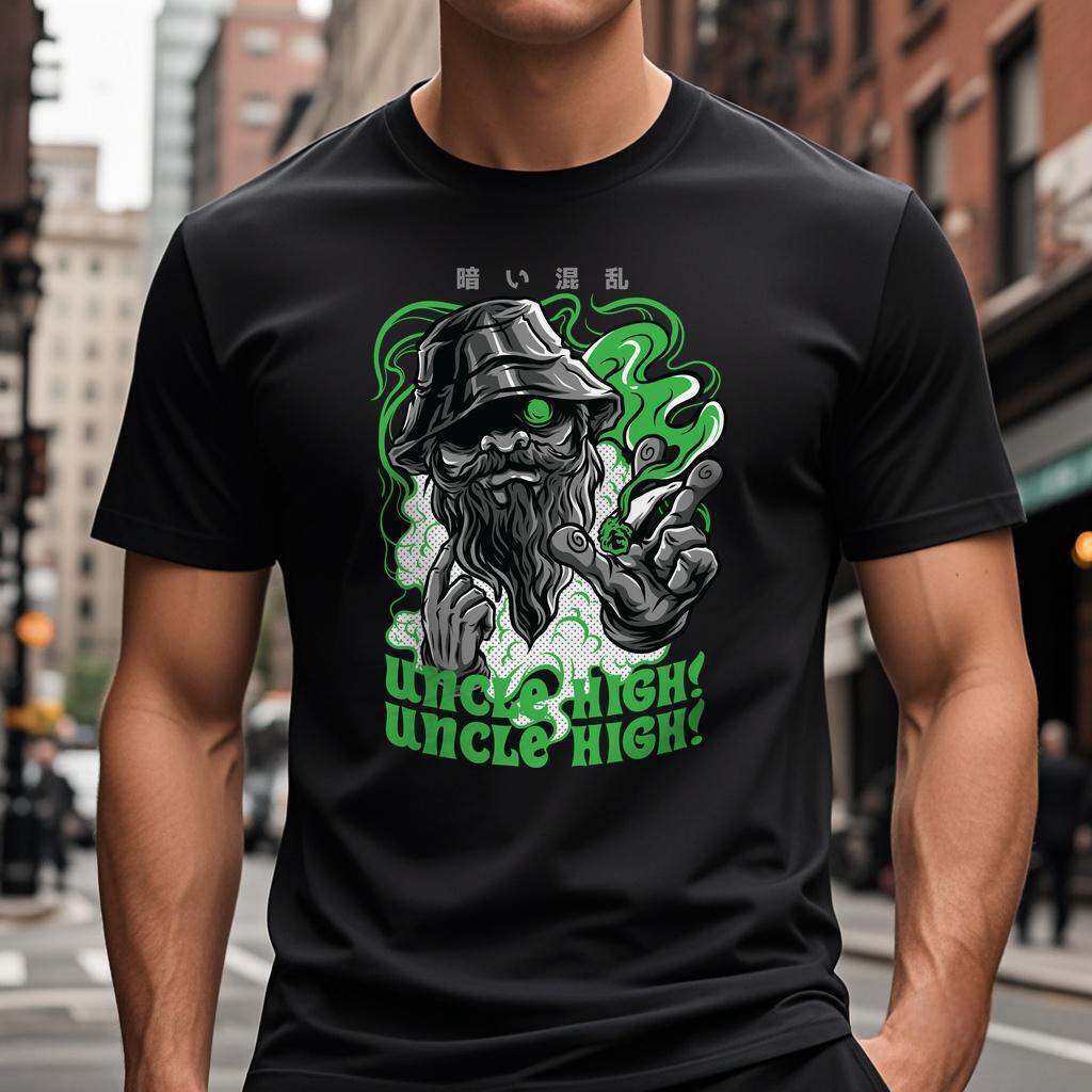 White black Short sleeve Round collar Cotton Men T Shirts Graphics S-3XL Wed 85 i