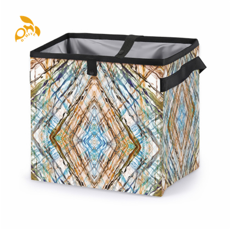 Car garbage bag made of polyester, beautiful and durable, suitable for both car and home use, easy to carry fashion