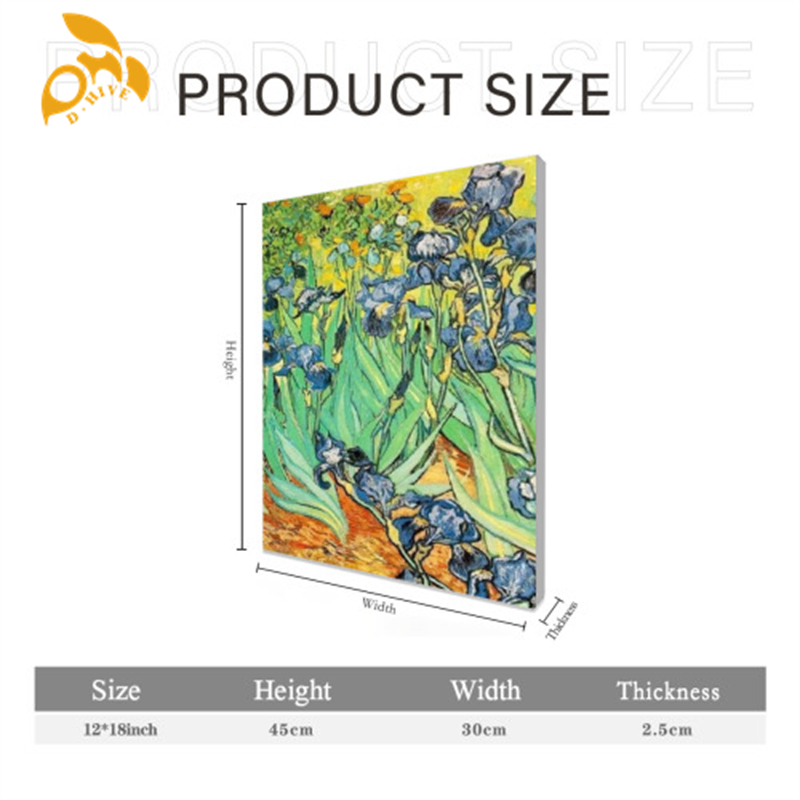 Free shipping 2025 customized Home Decor Decoration Painting Frameless vertical version 30 * 45cm