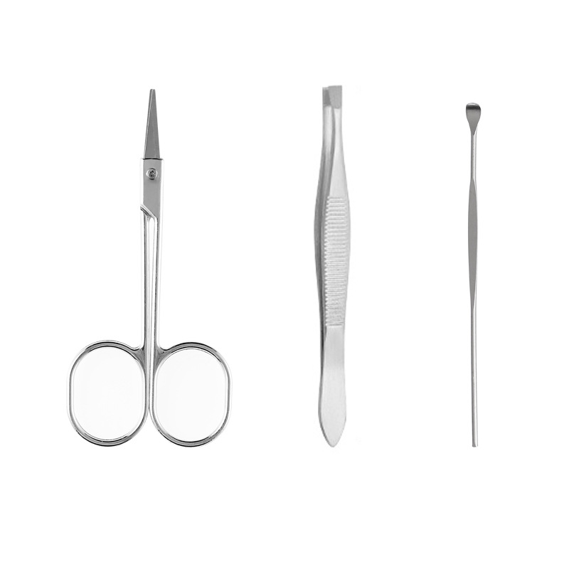 Set Of 7 Nail Clippers Scissors And Files With A Foldable Bag For Beauty Salon Manicure And Pedicure Tools