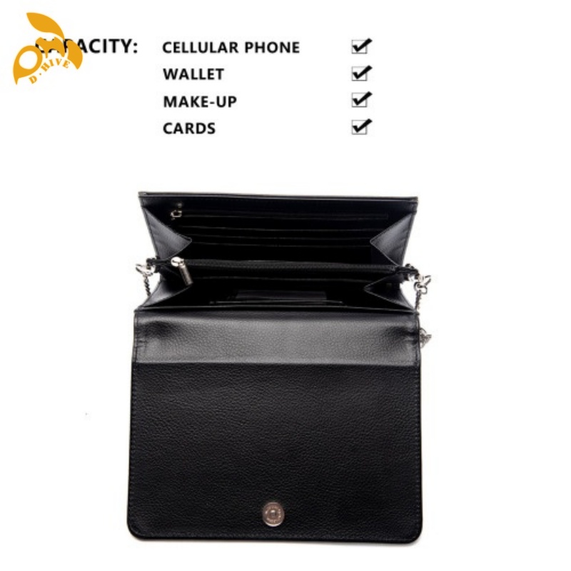 Free delivery.Fashion designers customize lightweight and high-quality full-print multi-functional shoulder bags in black