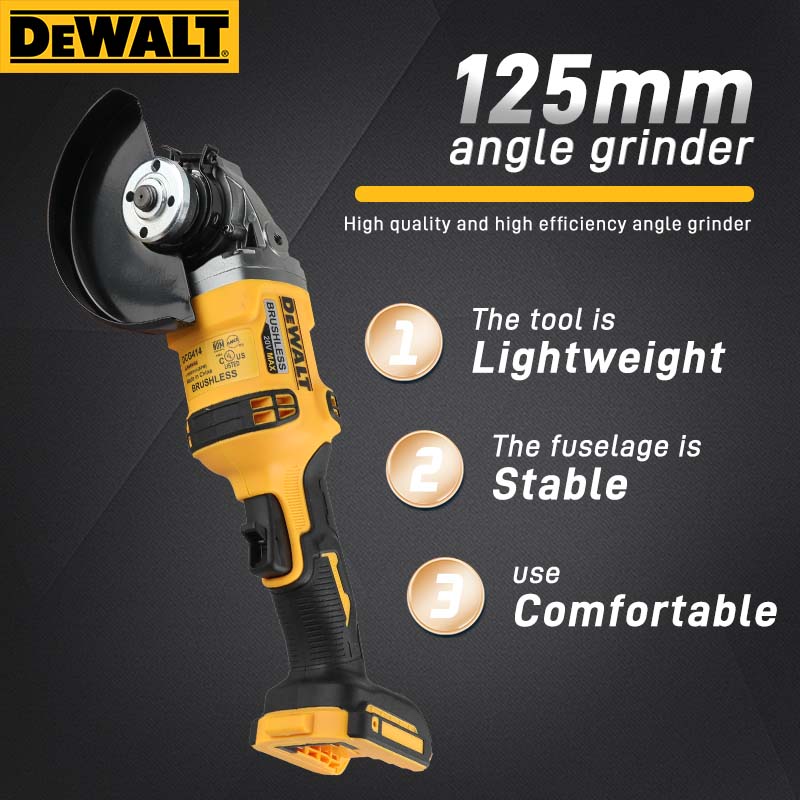 Compact DEWALT DCG414 Power Tool Combo for DIY Projects - Includes Essential Accessories