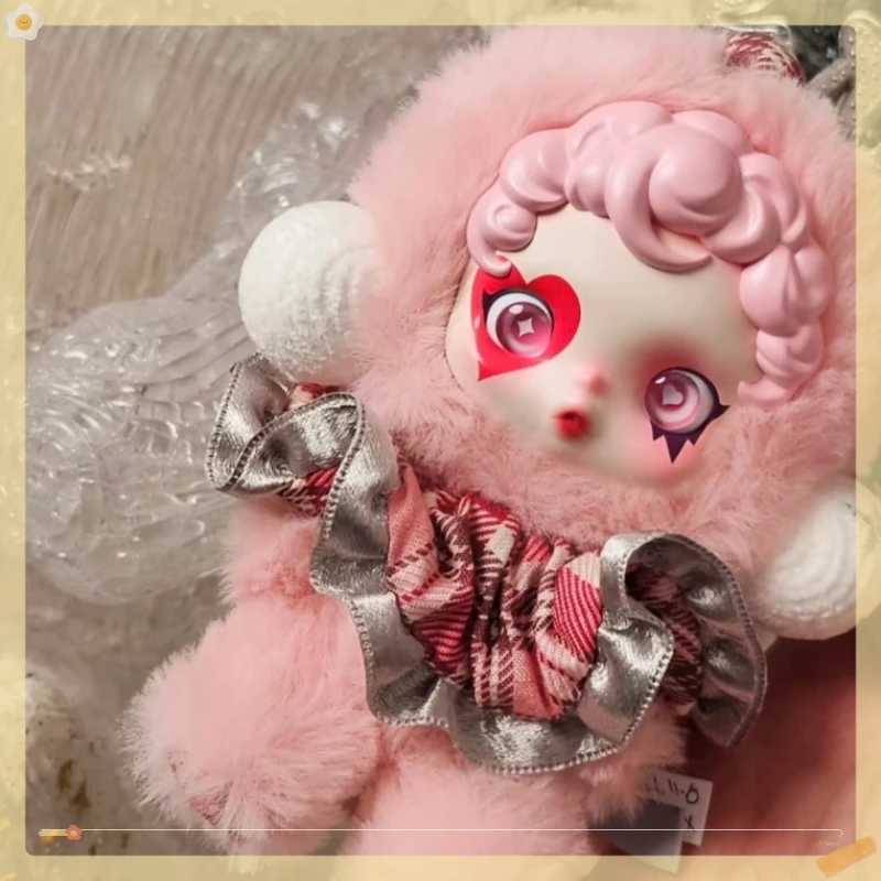 Cute Mysterious Box Skullpanda Winter Music Series Plush Doll Blind Box Keychain Pendant Character Toy Exquisite Birthday GiftT250522