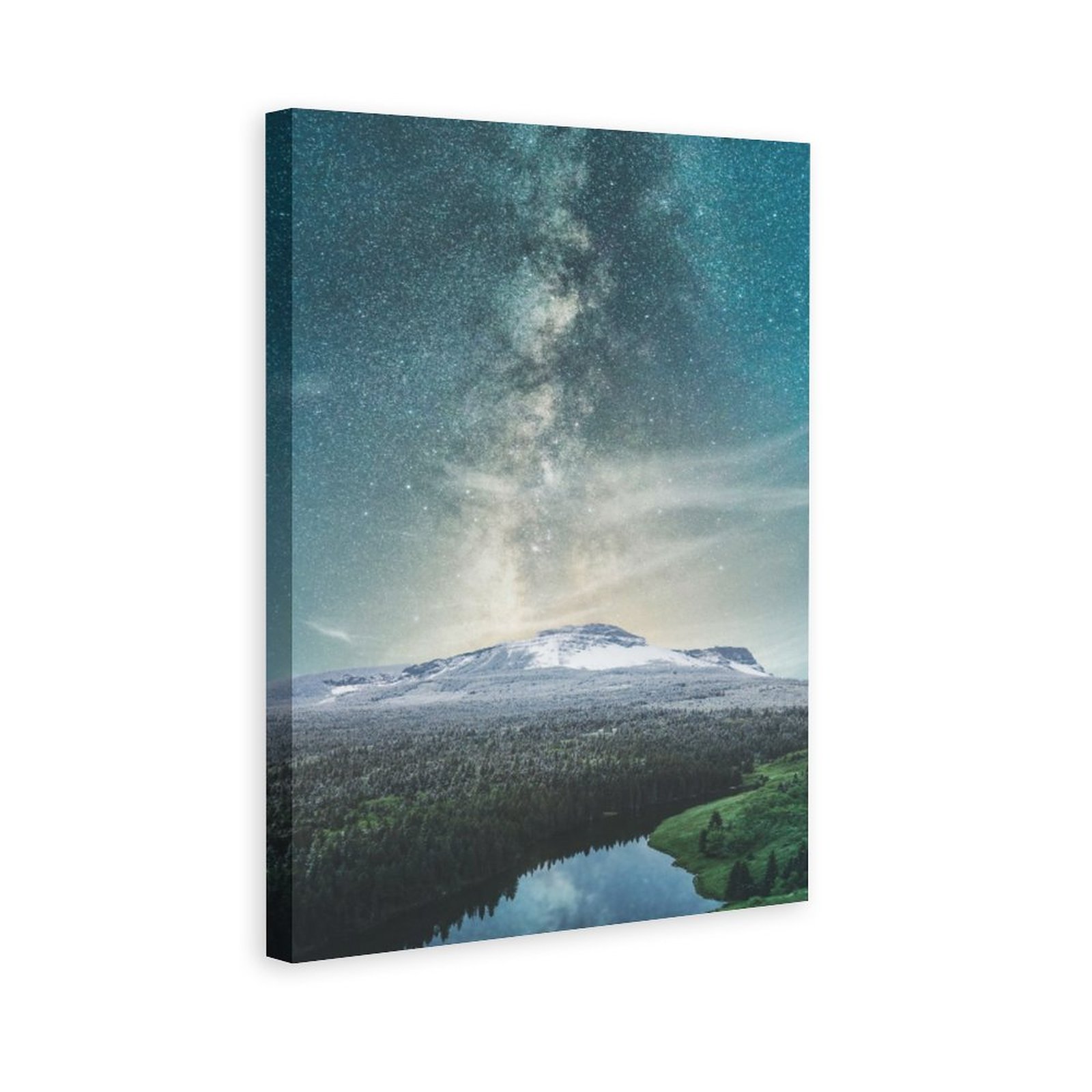 Home Decor Luxury Painting Sunrise And Milky Way Natural Landscape Frame-style Canvas Prints Wall Painting Wall Art Decor Print Picture Paintings for 