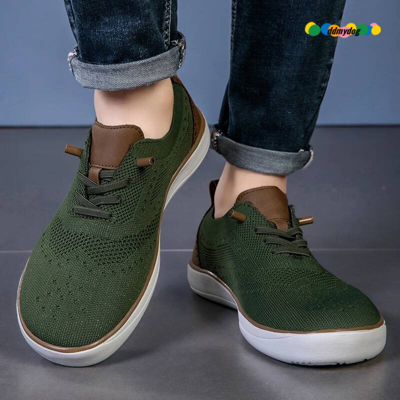 Men's large size casual shoes, suitable for people with fat feet wide feet, soft and light walking shoes