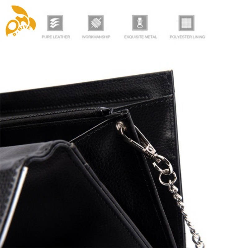 Free delivery.Fashion designers customize lightweight and high-quality full-print multi-functional shoulder bags in black