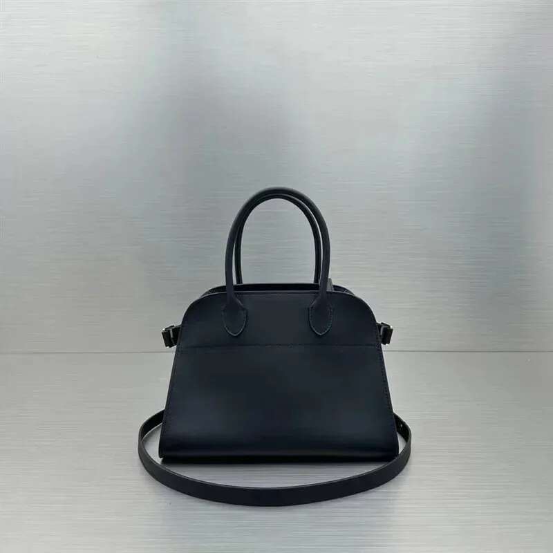 Classic Margaux10 Tote Top-Handle Cow Leather Handbag Simple Shoulder Crossbody Bag For Women