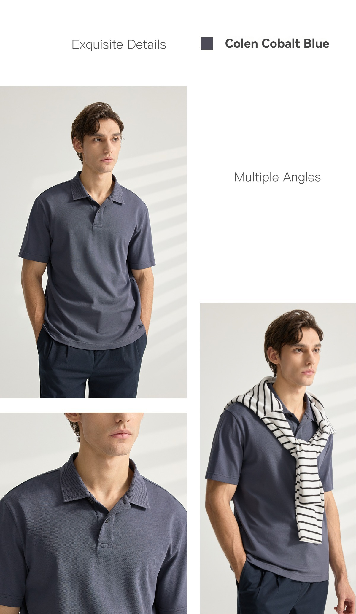 Business - Ready Short Sleeve Polo for Men/Luxury designer/designer t shirt/polo shirt/golf t shirt/essentials/Short-sleeved polo shirt