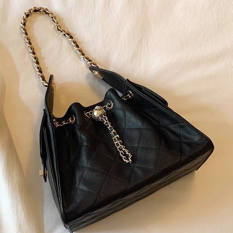 Nanfeng Chio2nd 25bag bucket for women commuting Instagram style niche design dia grid single shoulder crossbody bag