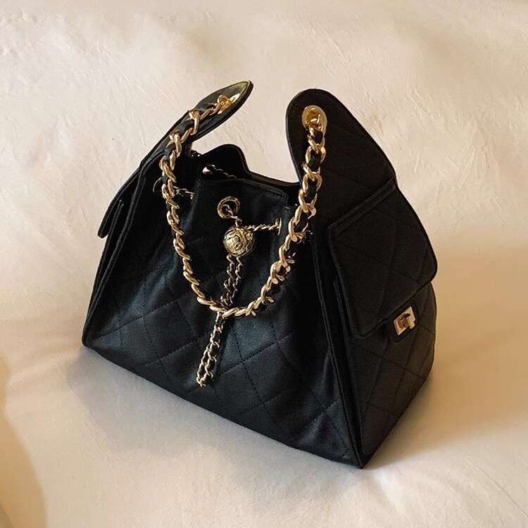 Nanfeng Chio2nd 25bag bucket for women commuting Instagram style niche design dia grid single shoulder crossbody bag