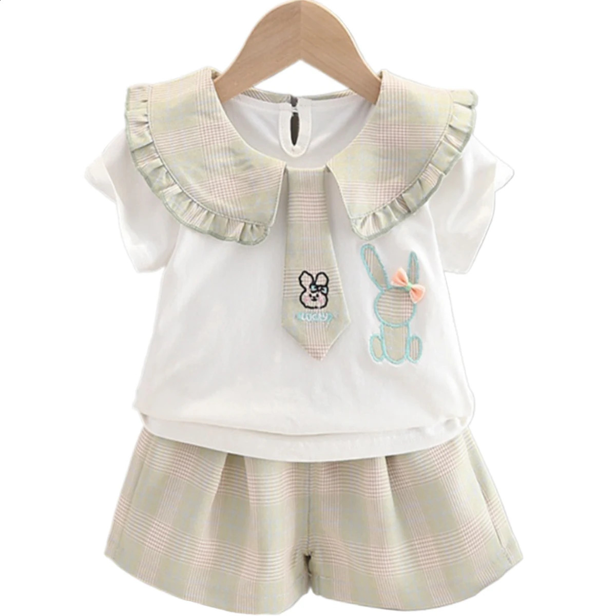 Summer born Children Clothing Set Baby Girls Boys Short Sleeve ShirtsShort Pants 2pcsSet Kids Tracksuit Suit 05 Year 250517z