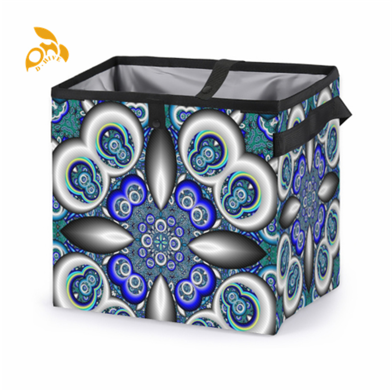 Car garbage bag made of polyester, beautiful and durable, suitable for both car and home use, easy to carry new