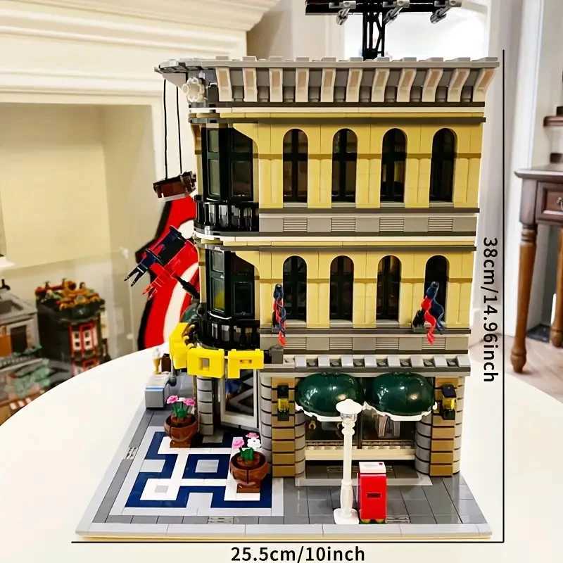 Creator Expert street view Architecture Grand Emporium Design Building Blocks bricks Model 10211 15005 set gifi 2182Pcs W250522