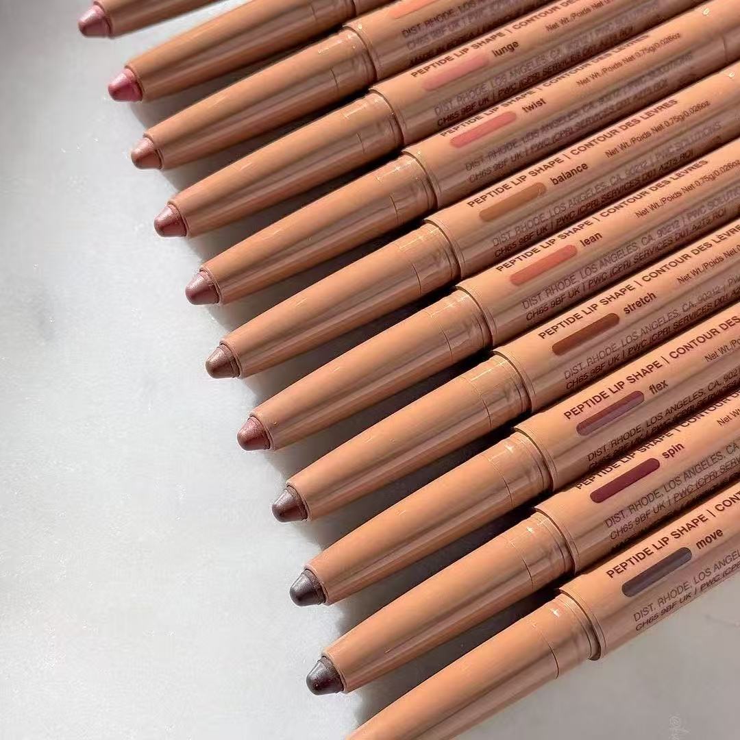 Rhode Lip Pencils Skin Peptide Lip Shape Pen Lip Liner Peel Off Tattoo Lipgloss Long Lasting Lip Tint Contour Tear-off Lips Stain Cosmetic Makeup junj