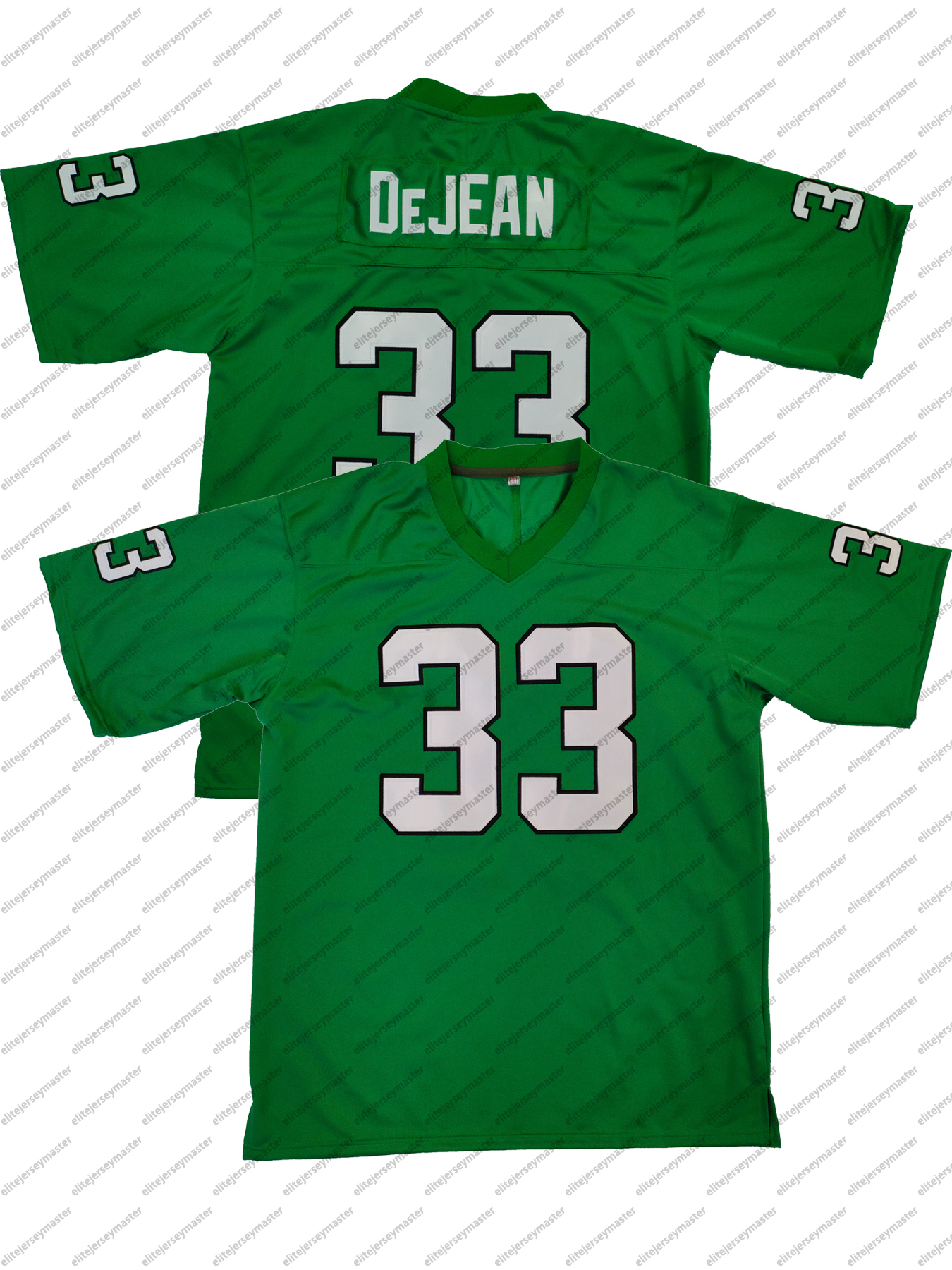 In stock 33 Cooper DeJean Football Jerseys Double Stitched Personalized Name Number comfortable and breathable sports Jerseys