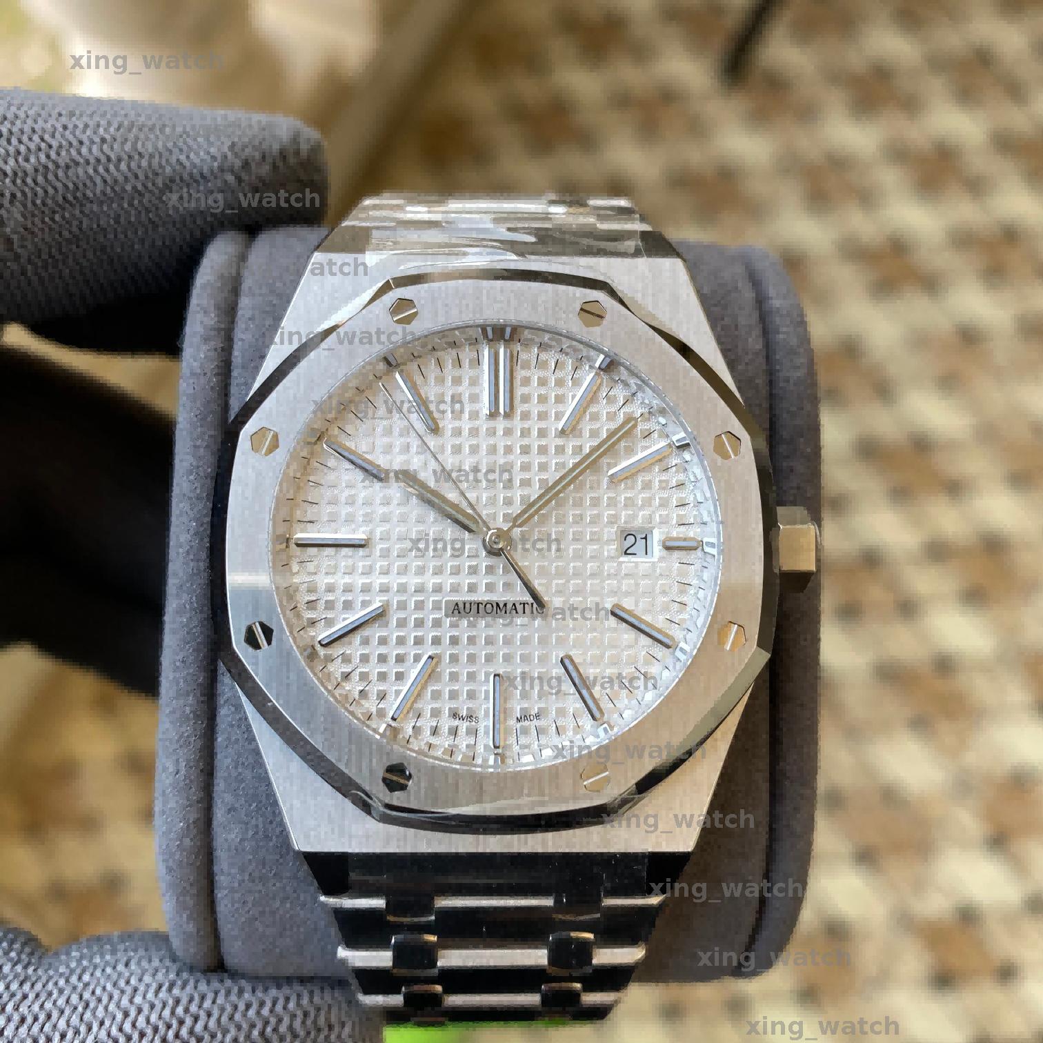 Mens Watch High End Luxury Designer 41MM Automatic Watches Stainless Steel Strap Glass Waterproof Classic Watches Men Luxury Gift