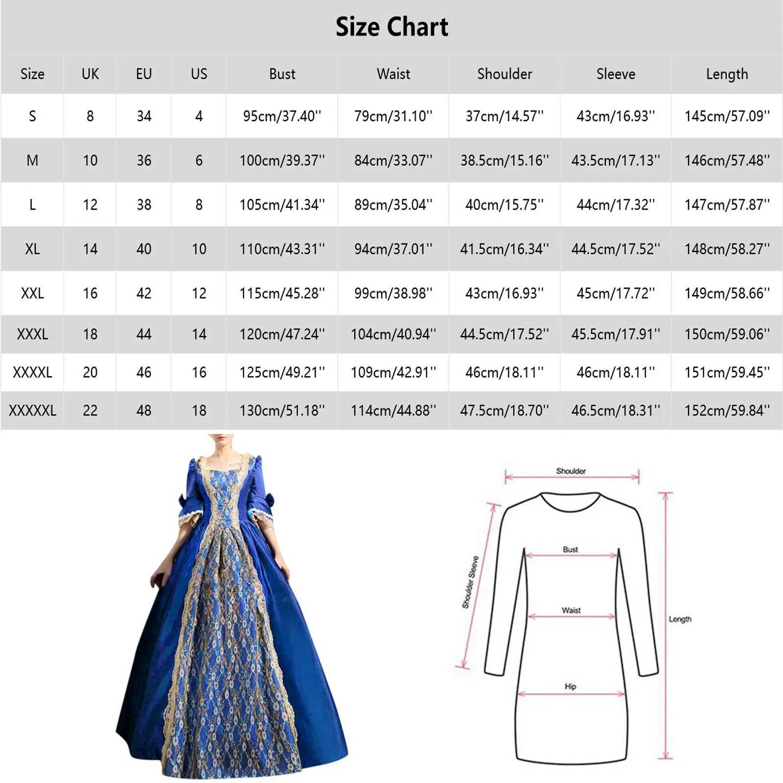 Princess Queen Elegant Ball Party Formal Maxi Dress Medieval Lace Splicing Square Collar Renaissance Victorian VESTidos M250522