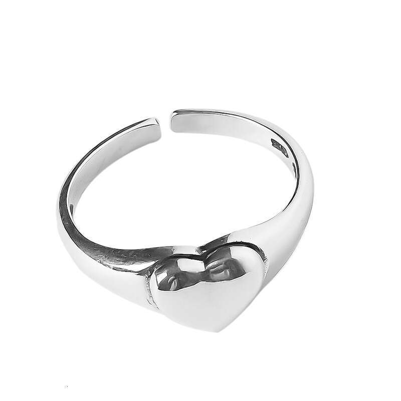 Korean Vintage 925 Silver Crown Rings