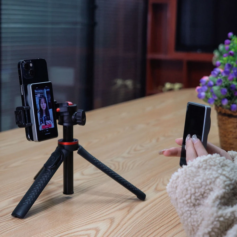 2025 Smartphone Magnetic Screen Wireless Connection Wireless Monitor Screen Lightweight Selfie Monitor Screen for Vlog Live Stream