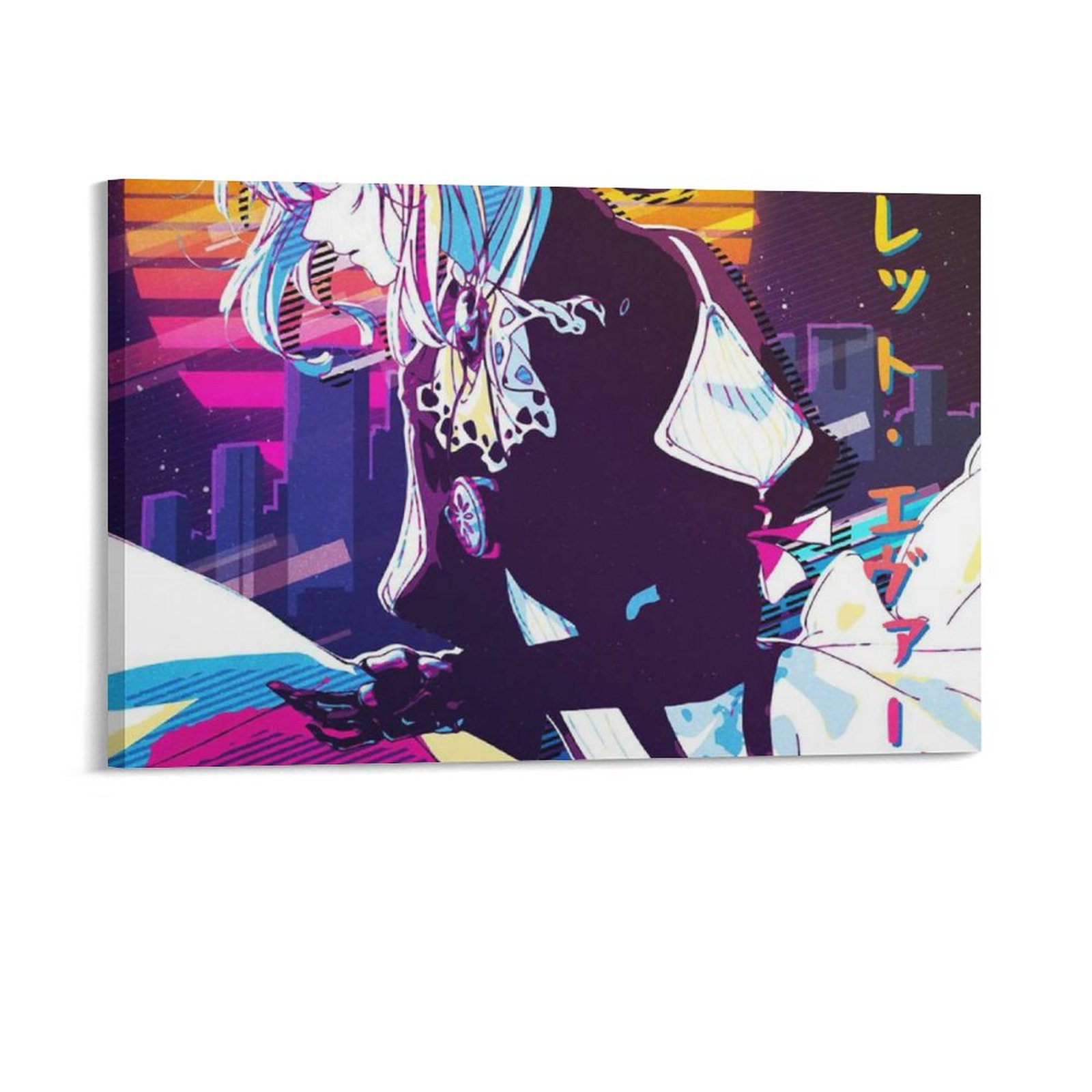 Wall Art Hanging Picture-Rectangle Anime Violet Evergarden Manga Frame-style Canvas Prints Wall Painting Wall Art Decor Print Picture Paintings for Li