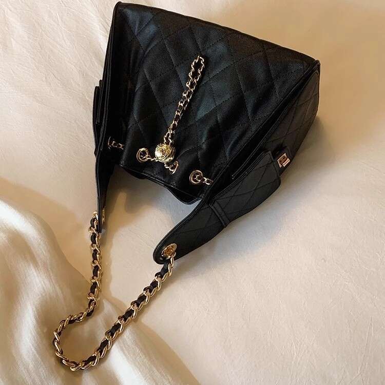 Nanfeng Chio2nd 25bag bucket for women commuting Instagram style niche design dia grid single shoulder crossbody bag