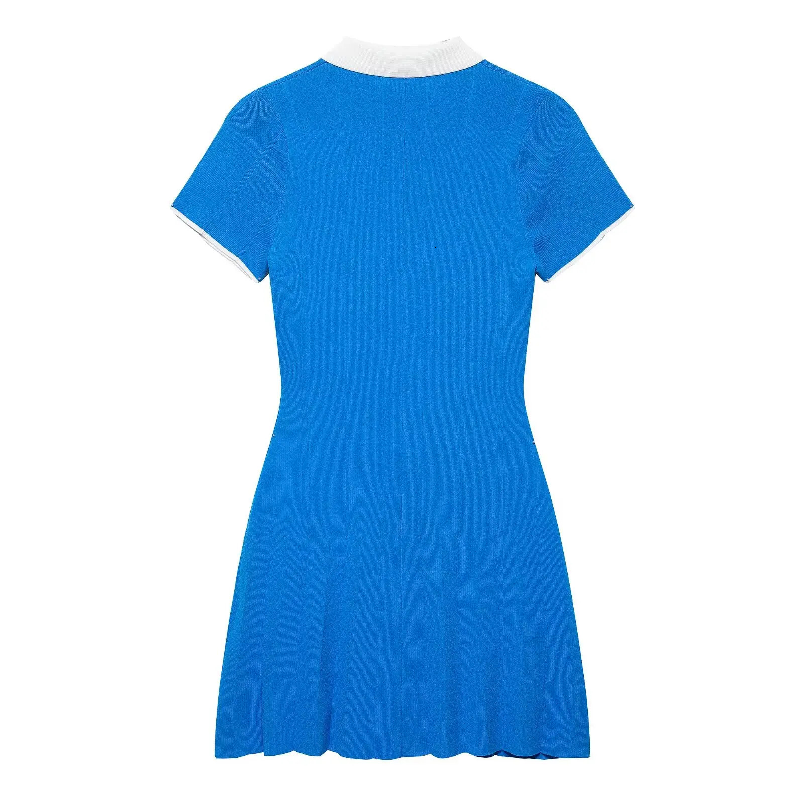 UNIZERA Womens Dress Fashionable Casual Collar Knitted Shirt Style Temperament Summer 250522