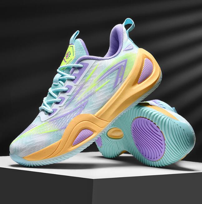 New mandarin duck basketball sneaker men's high top casual sports shoes youth and children's training and competition shoes Z 5.22-2