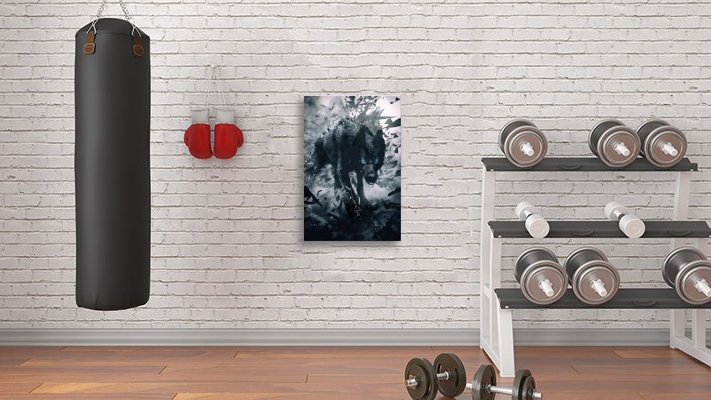 Home Decor Luxury Canvas Printing Painting Steppen Wolf Team King Frame-style Canvas Prints Wall Painting Wall Art Decor Print Picture Paintings for L