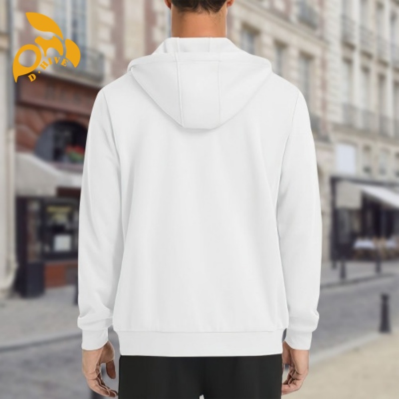 Free Shipping oversize Men's women's printed fashionable casual street wear zipper cotton hooded sweatshirt