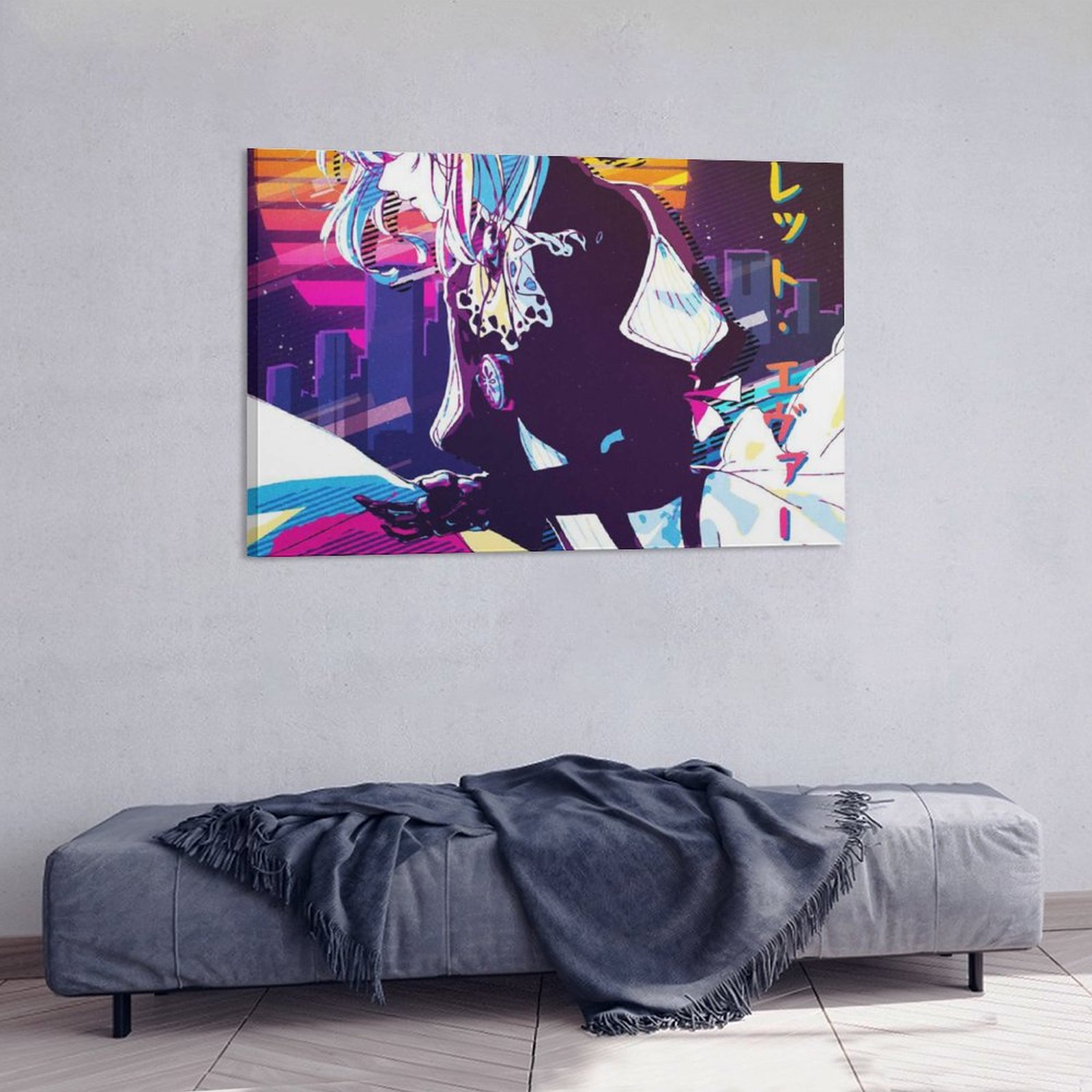 Wall Art Hanging Picture-Rectangle Anime Violet Evergarden Manga Frame-style Canvas Prints Wall Painting Wall Art Decor Print Picture Paintings for Li